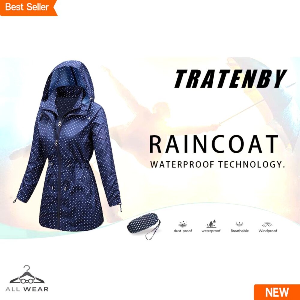 Waterproof Packable Raincoat Lightweight Hooded T… - image 6